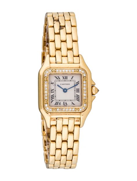 cartier full diamond watch|cartier panthere watch with diamonds.